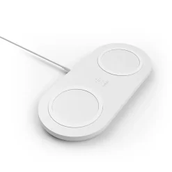 Belkin BoostCharge Dual 10-Watt Wireless Charging Pads, White