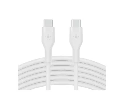Belkin BoostCharge Flex Silicone USB-C To USB-C Cable, 3M/9.8 ft, White