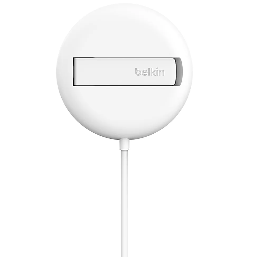Belkin BoostCharge Magnetic Wireless Charging Pad, White, WIA011TTWH