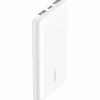 Belkin BoostCharge Power Bank, 10K, For Iphone/Samsung/Google Pixel, White, BPB011BTWH