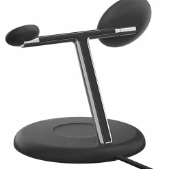 Belkin BoostCharge Pro Cradle - Wireless - iPhone, Apple Watch, AirPods - 3 Slot - Qi2 - Charging Capability - Black