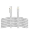 Belkin BoostCharge Pro Flex Braided USB-C To Lightning Cable, 3M/10ft, White