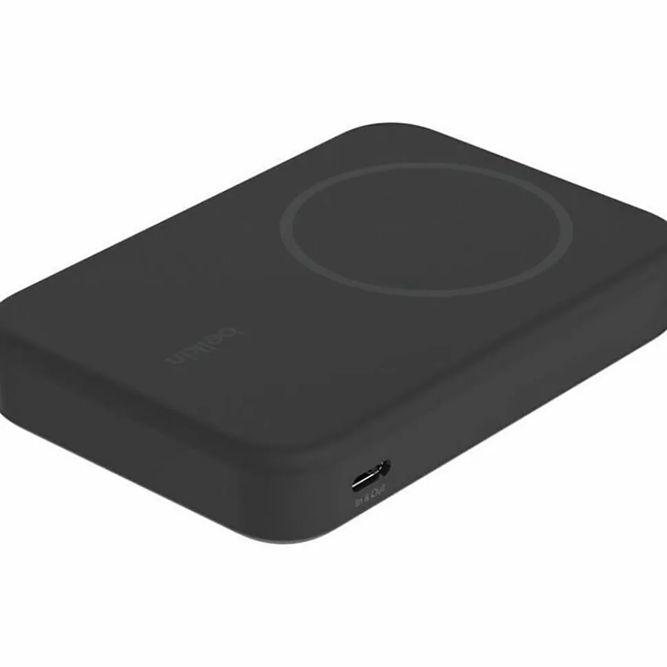 Belkin BoostCharge Pro Power Bank Magnetic Power Bank With Qi2 15W 10K - For Qi2-enabled Device, iPhone, Smartphone - Black