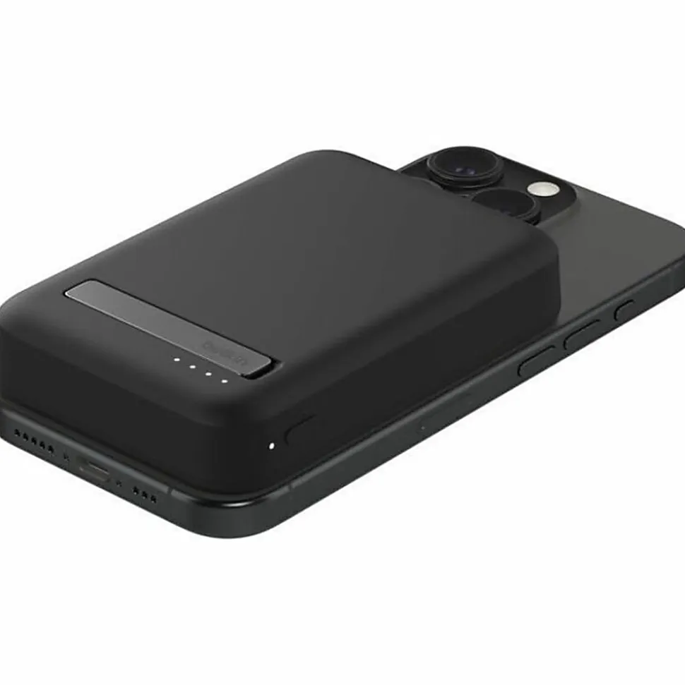 Belkin BoostCharge Pro Power Bank Magnetic Power Bank With Qi2 15W 10K - For Qi2-enabled Device, iPhone, Smartphone - Black