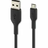 Belkin BoostCharge USB-A to Micro-USB Cable (1 meter/3.3 foot, Black) - 3.28 ft Micro-USB/USB Data Transfer Cable - CAB005BT1MBK