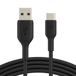 Belkin BoostCharge USB-A To USB-C PVC Cable (2M/6.6ft), Black