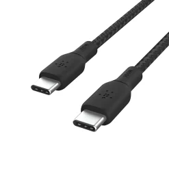 Belkin BoostCharge USB-C to USB-C Power Cable, 100W Power Delivery, 2M, 6.6ft, Black