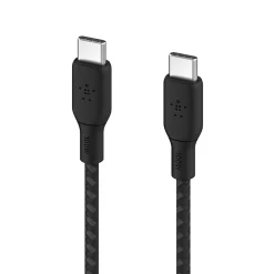 Belkin BoostCharge USB-C to USB-C Power Cable, 100W Power Delivery, 2M, 6.6ft, Black