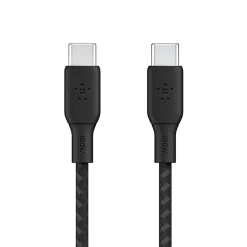 Belkin BoostCharge USB-C to USB-C Power Cable, 100W Power Delivery, 2M, 6.6ft, Black