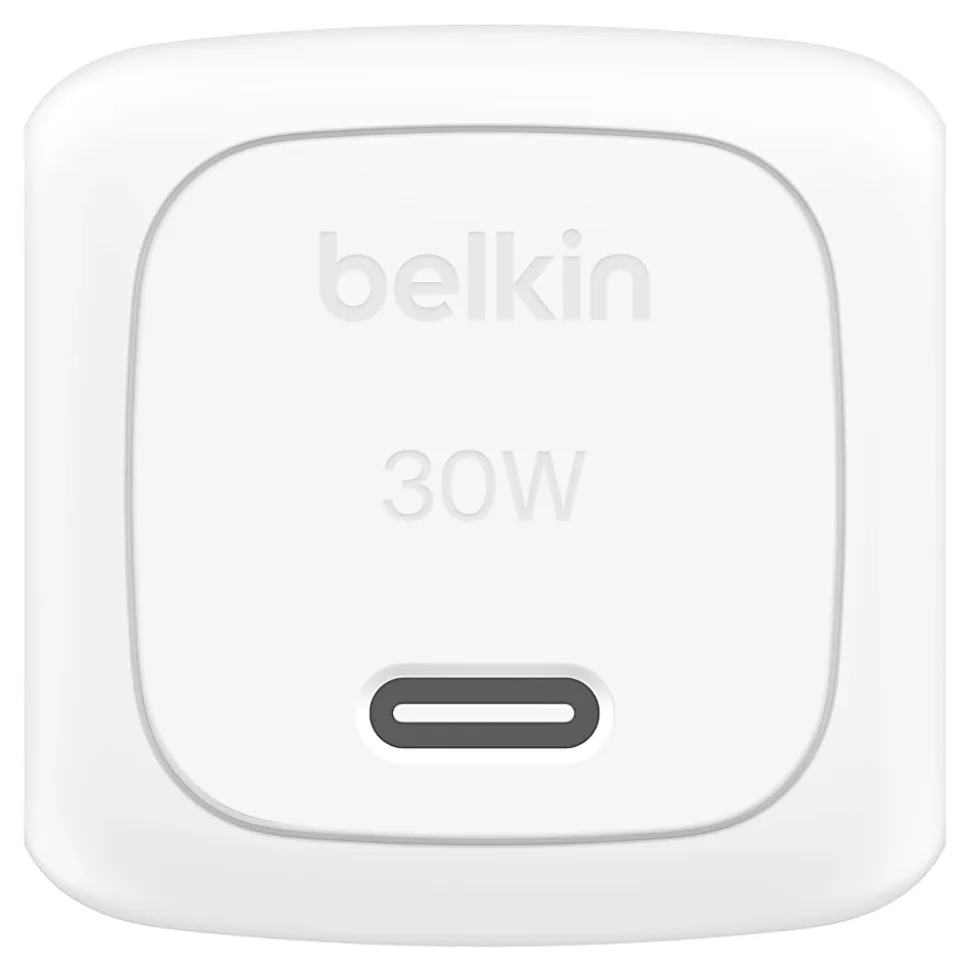 Belkin BoostCharge USB-C Wall Charger For iPhone/Samsung/Google, White