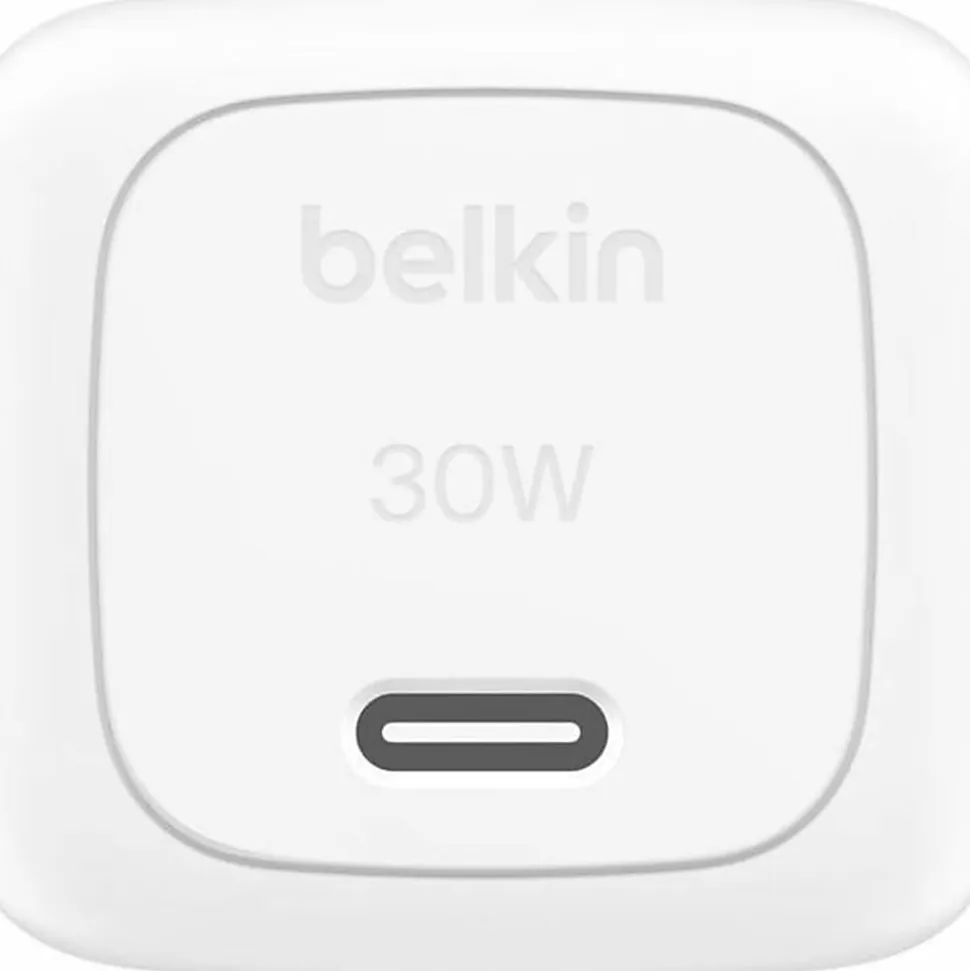 Belkin BoostCharge USB-C Wall Charger For iPhone/Samsung/Google, White