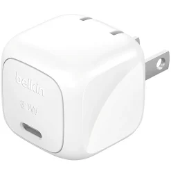 Belkin BoostCharge USB-C Wall Charger For iPhone/Samsung/Google, White