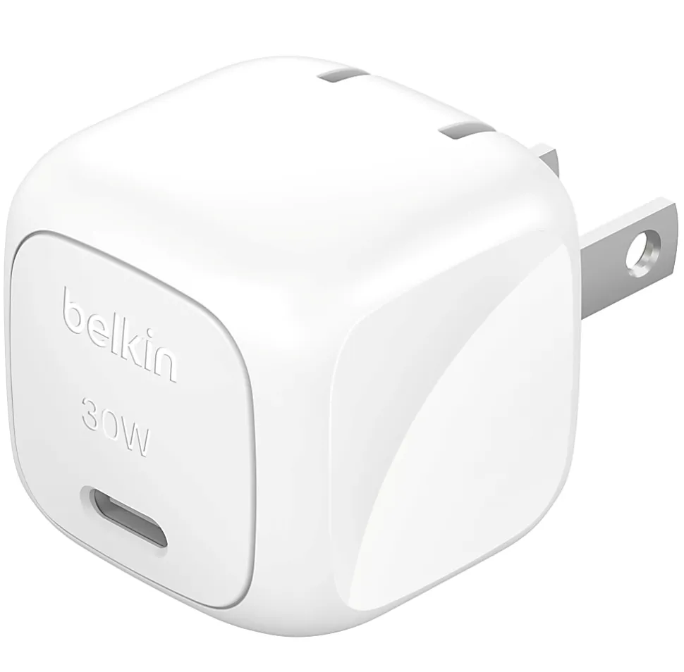 Belkin BoostCharge USB-C Wall Charger For iPhone/Samsung/Google, White