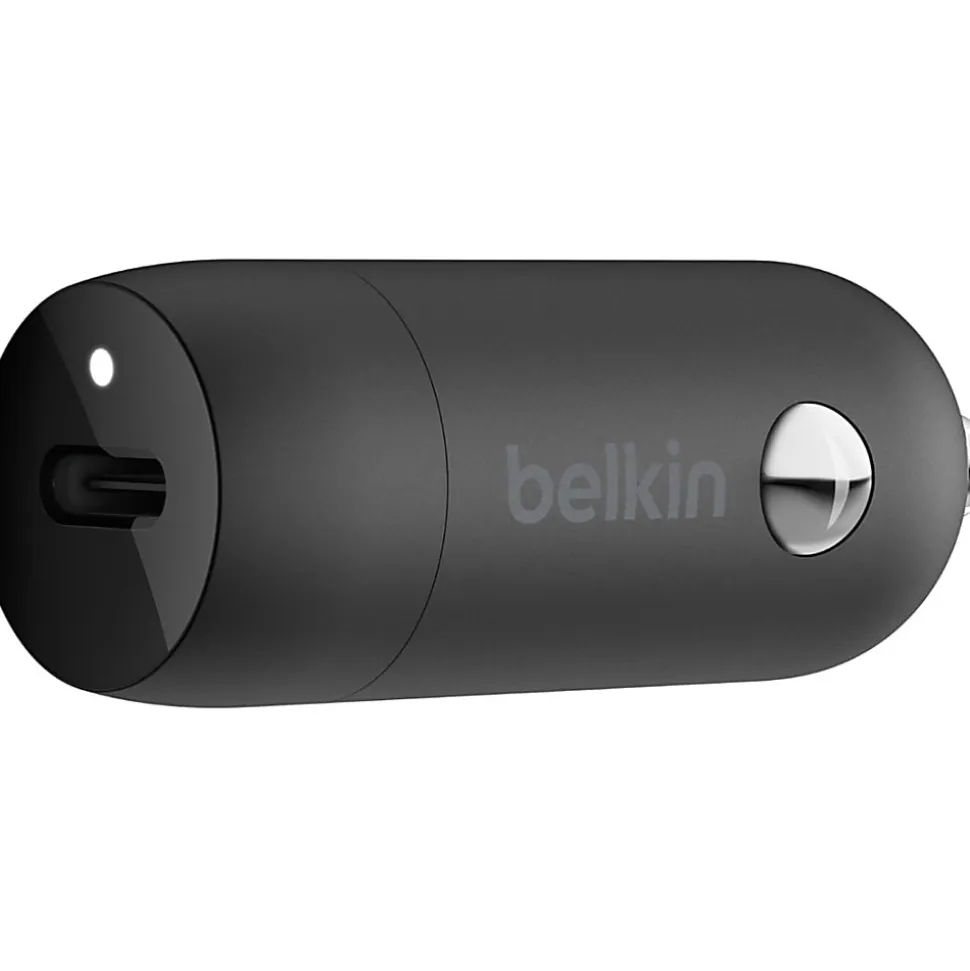 Belkin Boost↑Charge™ 30-Watt Fast Car Charger, Black
