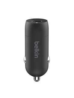 Belkin Boost↑Charge™ 30-Watt Fast Car Charger, Black