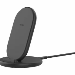 Belkin BoostCharge Wireless Charging Stand With 20W USB-C, Black, WIB006TTBK