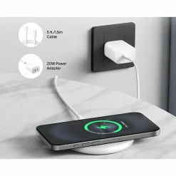 Belkin BoostCharge 15W Wireless Charging Pad, White, Total Qty 1