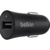 Belkin® BOOST UP™ Quick Charge™ 3.0 Car Charger with USB-A to USB Type-C Cable, 4', Black