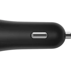 Belkin® BOOST UP™ Quick Charge™ 3.0 Car Charger with USB-A to USB Type-C Cable, 4', Black