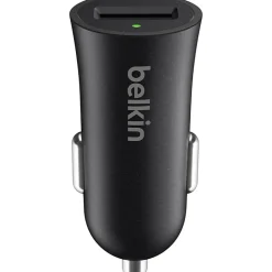 Belkin® BOOST UP™ Quick Charge™ 3.0 Car Charger with USB-A to USB Type-C Cable, 4', Black
