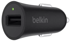 Belkin® BOOST UP™ Quick Charge™ 3.0 Car Charger with USB-A to USB Type-C Cable, 4', Black