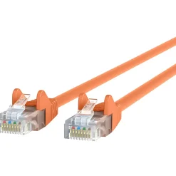 Belkin Cat5e Patch Cable - RJ-45 Male Network - RJ-45 Male Network - 10ft - Orange