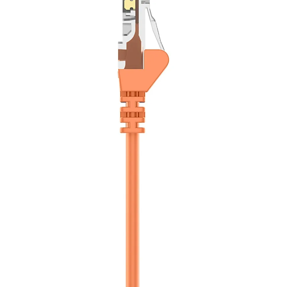 Belkin Cat5e Patch Cable - RJ-45 Male Network - RJ-45 Male Network - 10ft - Orange