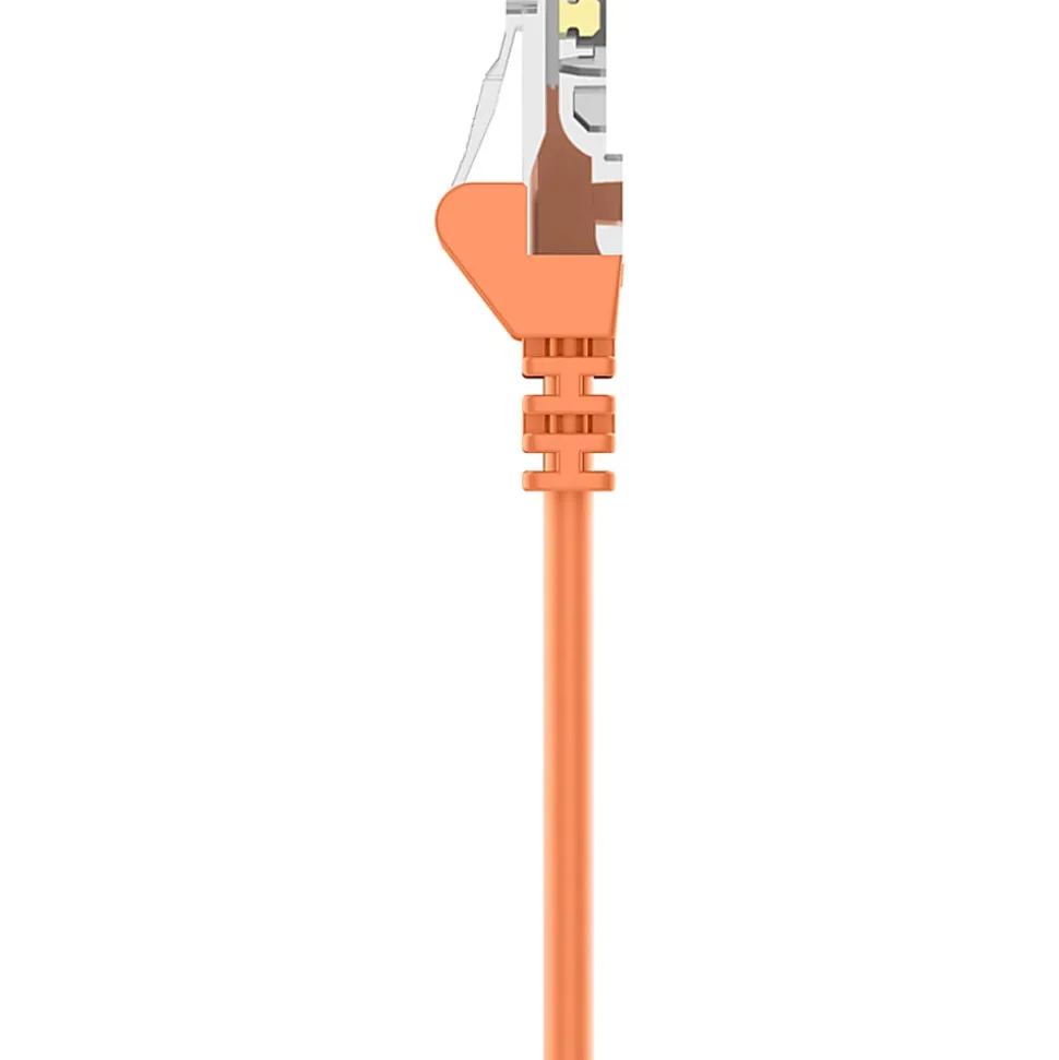 Belkin Cat5e Patch Cable - RJ-45 Male Network - RJ-45 Male Network - 10ft - Orange