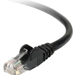 Belkin Cat.6 UTP Patch Cable - RJ-45 Male Network - RJ-45 Male Network - 20ft - Black