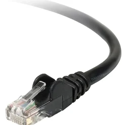 Belkin Cat.6 UTP Patch Cable - RJ-45 Male Network - RJ-45 Male Network - 10ft - Black