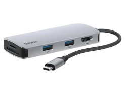 Belkin CONNECT USB-C 5-in-1 Multiport Hub - Docking station - USB-C - HDMI