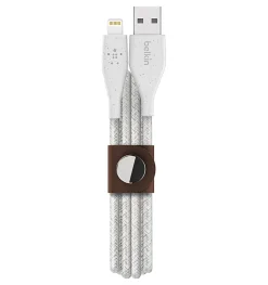 Belkin® DuraTek Plus USB-C To USB-A Cable With Strap, 4', Black, F2CU069BT04-BLK