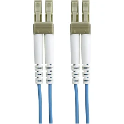 Belkin Fiber Optic Patch Cable - LC Male - LC Male - 3.28ft - Aqua