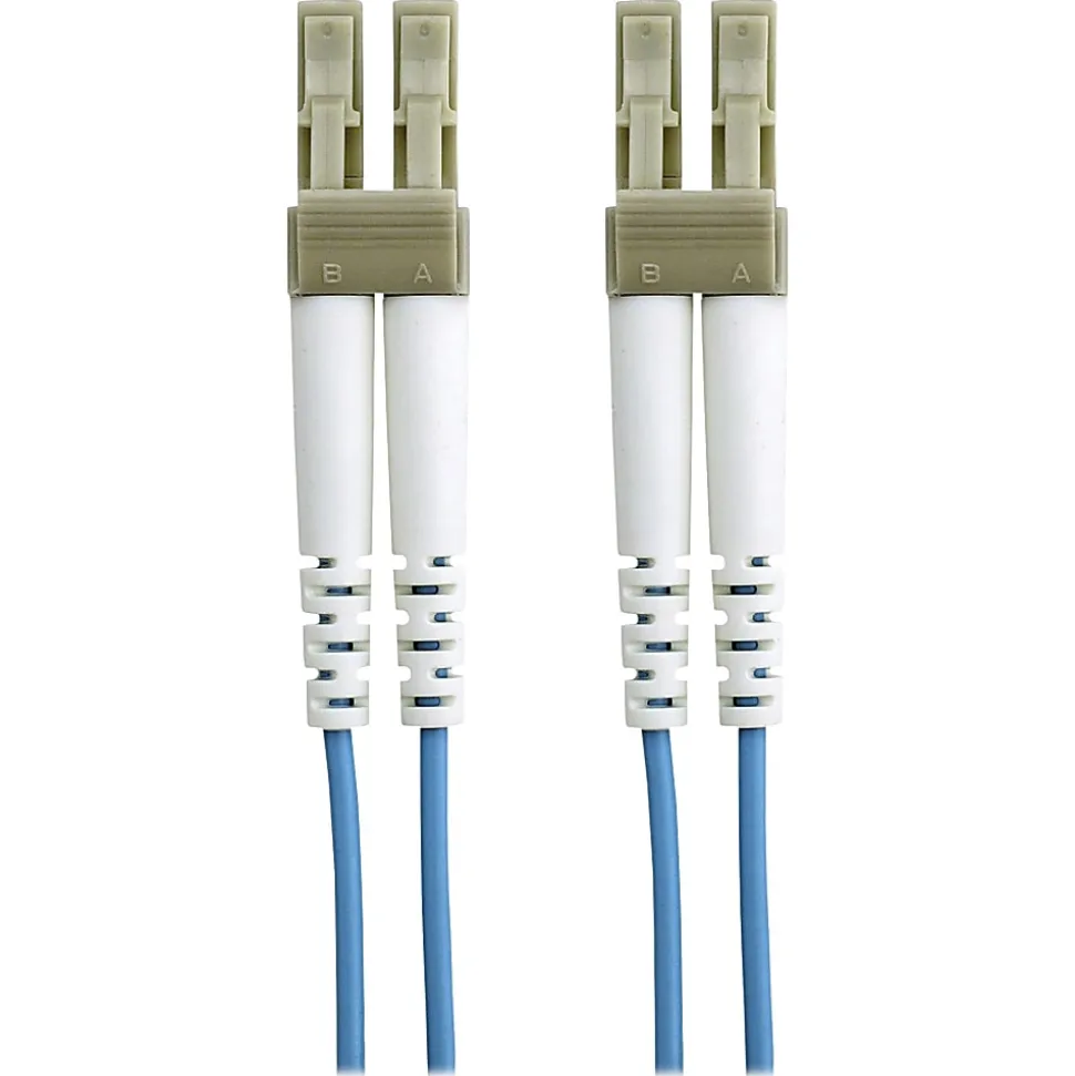 Belkin Fiber Optic Patch Cable - LC Male - LC Male - 3.28ft - Aqua