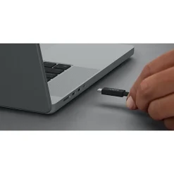 Belkin 6.6 ft Thunderbolt USB-C to USB-C Cable - 24 pin to 24 pin - 100W PD - Black - 6.56 ft Thunderbolt 4 Data Transfer Cable - INZ002BT2MBK