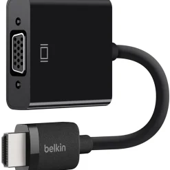 Belkin HDMI to VGA Video Adapter Converter with Audio - 1920x1080 - HDMI/USB/VGA/mini-phone A/V Cable - AV10170BT