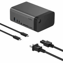 Belkin 11-in-1 Triple Display USB-C Docking Station, 10 Gbps, Grey, INC020TTSGY