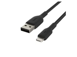 Belkin® Lightning-To-USB-A Braided Cable, 1M/ 3,3 Ft, Black