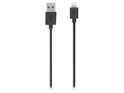 Belkin® MIXIT Lightning-To-USB ChargeSync Cables, 4', Black, Pack Of 2 Cables