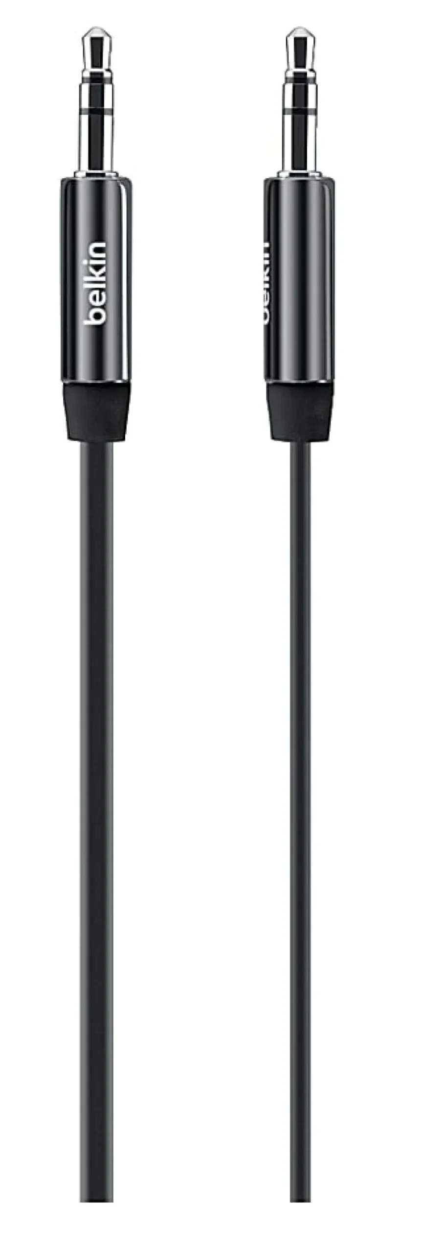 Belkin MiXiT Tangle-Free Aux / 3.5mm Audio Cable, 3 Feet, Black