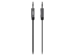 Belkin MiXiT Tangle-Free Aux / 3.5mm Audio Cable, 3 Feet, Black