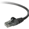 Belkin - Patch cable - TAA Compliant - RJ-45 (M) to RJ-45 (M) - 10 ft - UTP - CAT 5e - molded, snagless, stranded - black