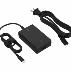 Belkin Portable USB-C Core GaN Power Adapter - 100W - w/ 8ft Power Cable - Laptop Charger - Black - 100 W - 8 ft Cable - Black