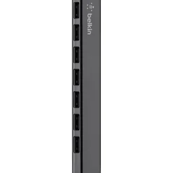 Belkin 7-Port Ultra-Slim Desktop Hub - USB - Notebook, Keyboard, Mouse, Flash Drive - External - 7 USB Port(s) - 7 USB 2.0 Port(s) - PC, Mac