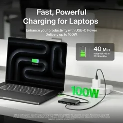 Belkin 5-Port USB-C Hub, USB-C to 2xUSB-A, 2xUSB-C, 1x4K HDMI, Docking Station, Black, AVC022FQSGY