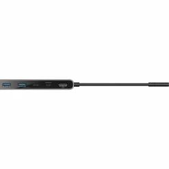 Belkin 7-Port USB-C Hub, USB-C to, 2xUSB-A, 2xUSB-C, 1x4K HDMI, 1xSD + 1xMicroSD Reader, Black, AVC023FQSGY
