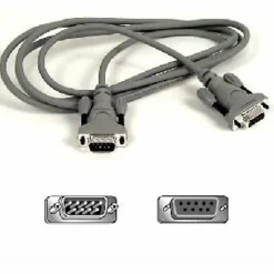 Belkin Serial Extension Cable - DB-9 Male Serial - DB-9 Female Serial - 10ft