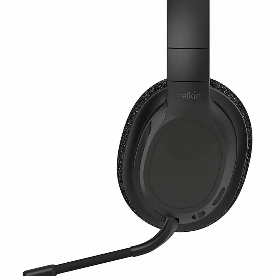 Belkin SoundForm Adapt Wireless Over-Ear Headset, Headphones - AUD005BTBLK