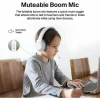 Belkin SoundForm Inspire Wired Over-Ear Headset for Kids, Lavender/White