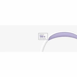 Belkin SoundForm Inspire Wired Over-Ear Headset for Kids, Lavender/White